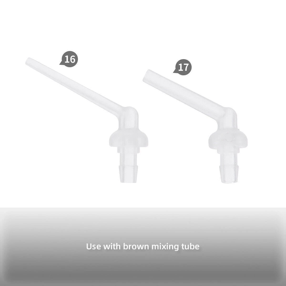 50PCS Dental Disposable Mixing Tips for Impression Material C&B Cements 17 Types