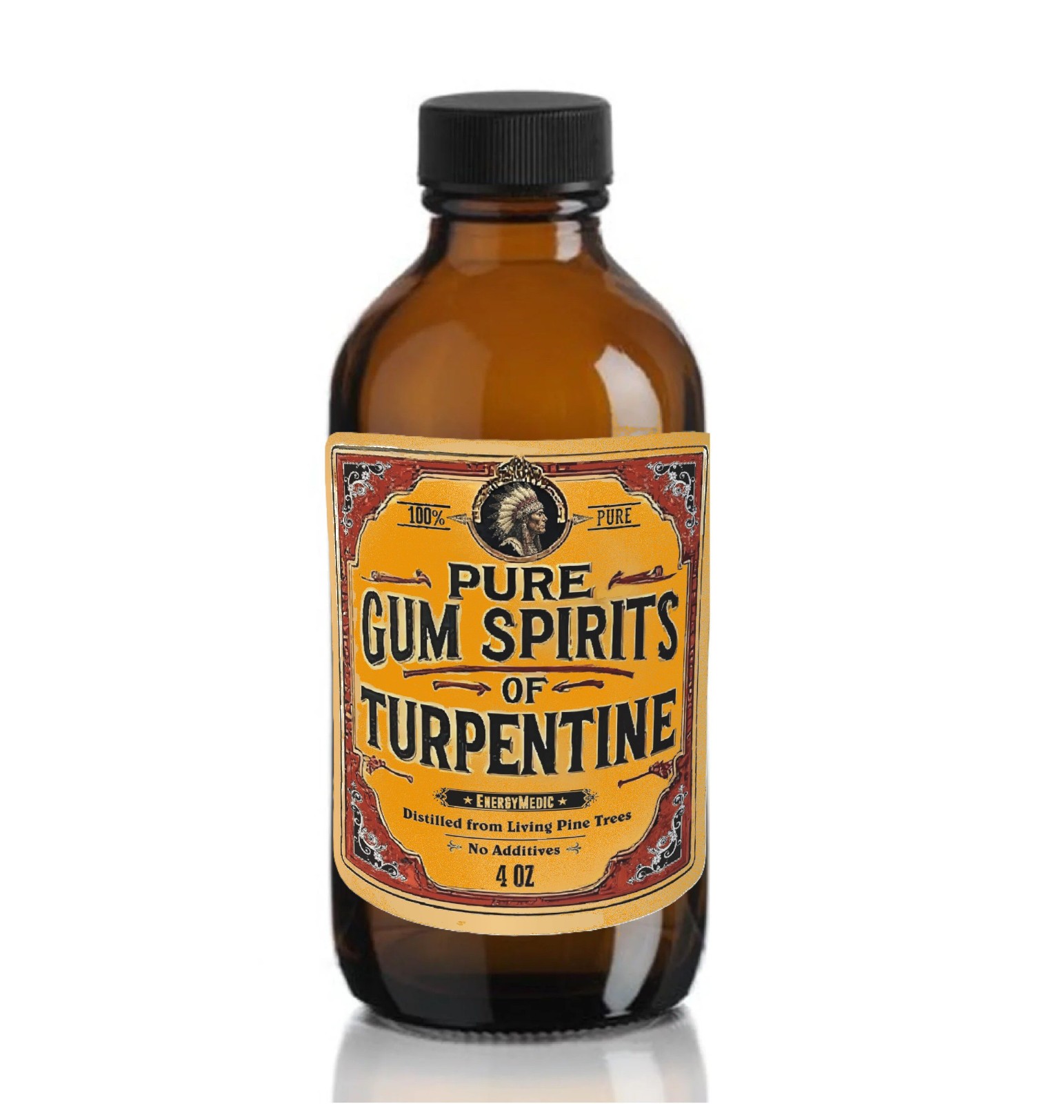 Pure Gum Spirits of Turpentine 100% 4 oz – EnergyMedic