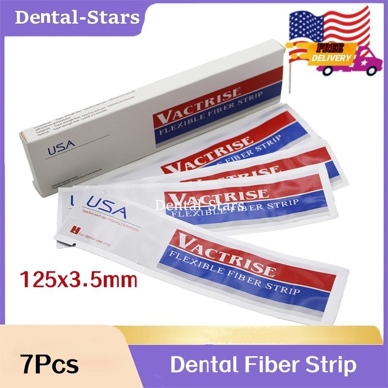 7Pc Dental Composite Flexible Fiber Strip Ribbond Ribbon Glass Fiber Splint Band