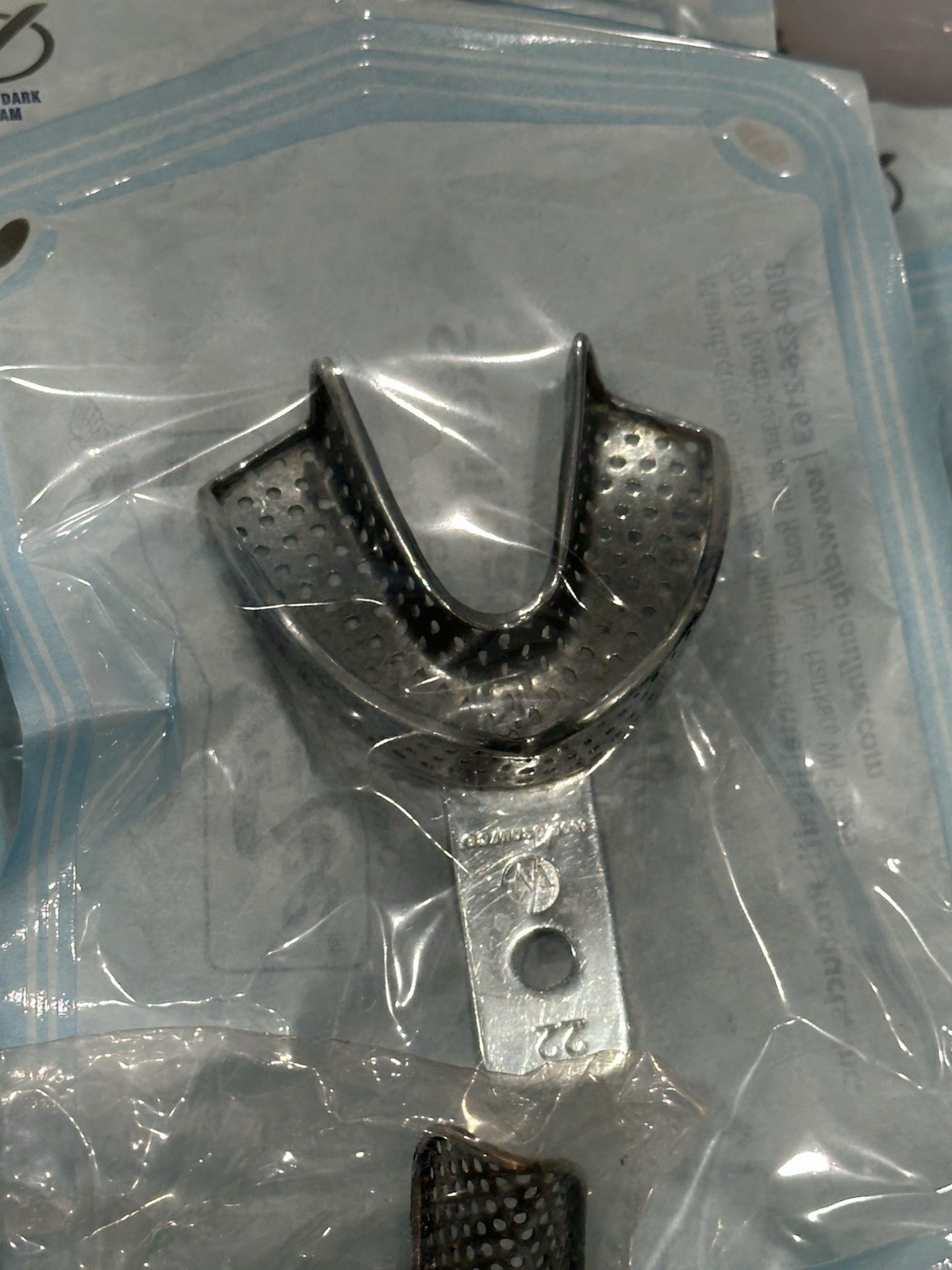 Lot of 30+ Stainless Steel Dental Impression Trays Autoclavable Perforated