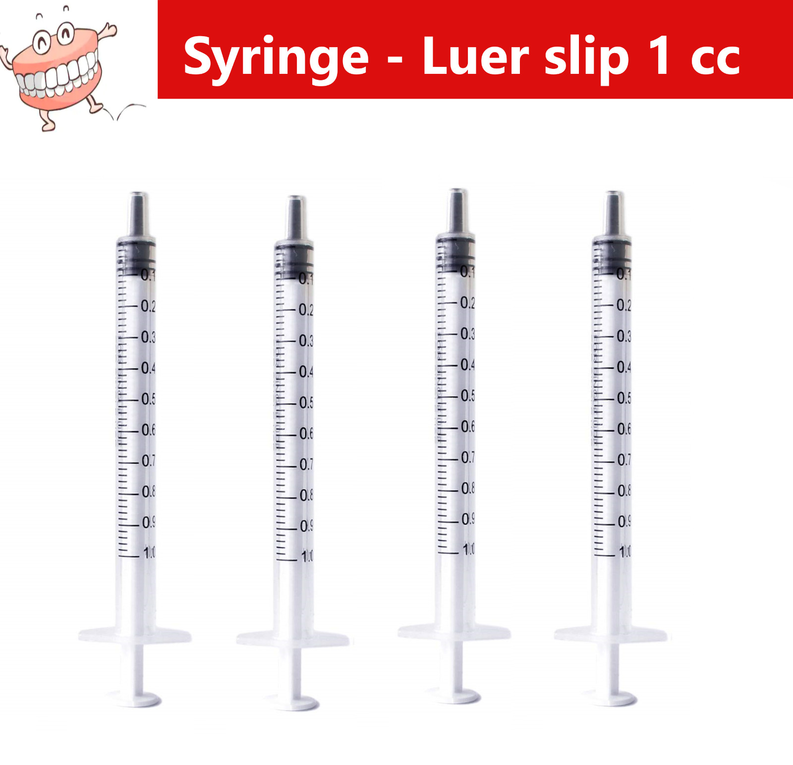 1ml / 1cc Syringe (No Needle) 3cc, 5cc, 10cc, 20, cc, 60cc, Choose Size & Pack