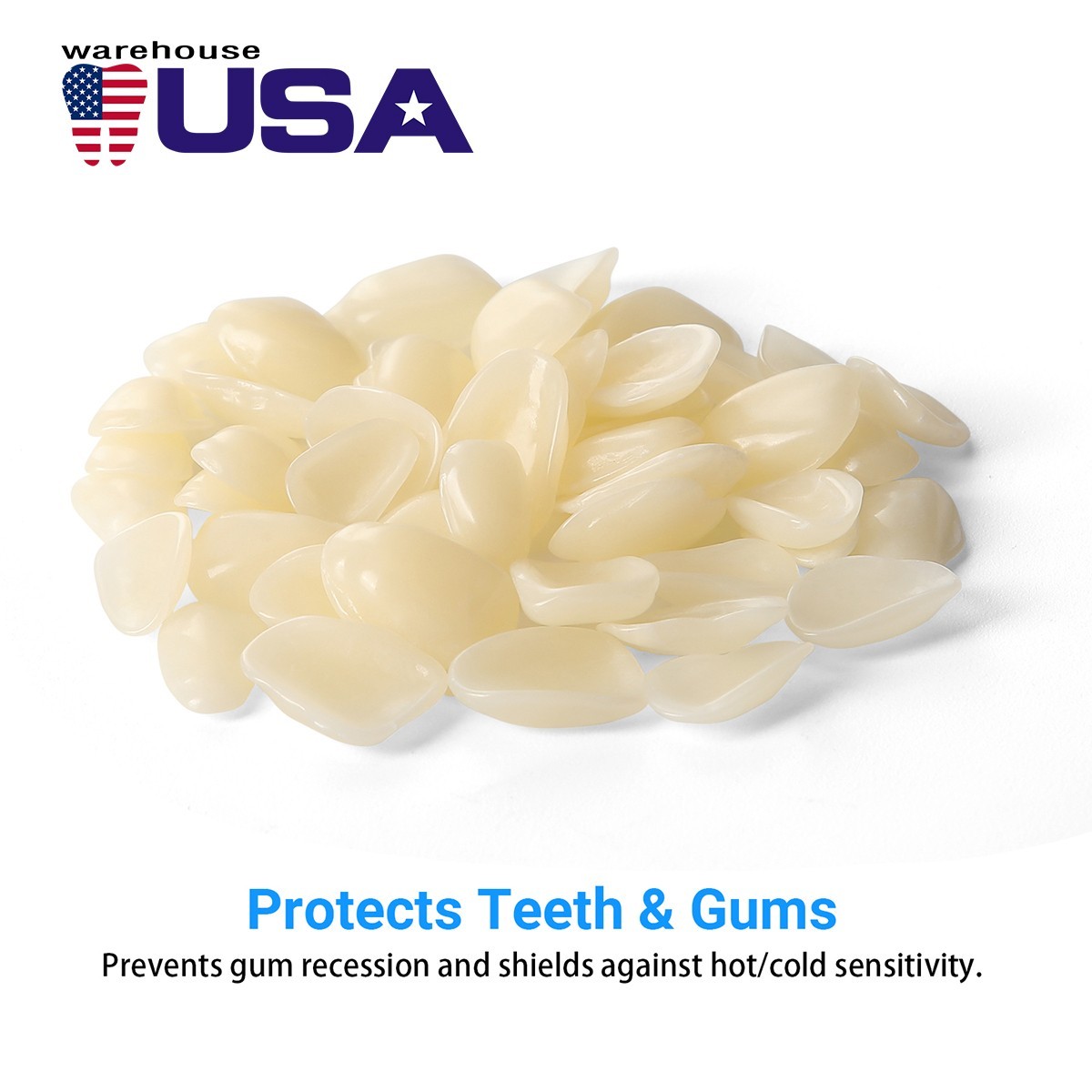 Dental Teeth Veneers Whitening Resin Anterior Upper Temporary Crowns A2 Nature