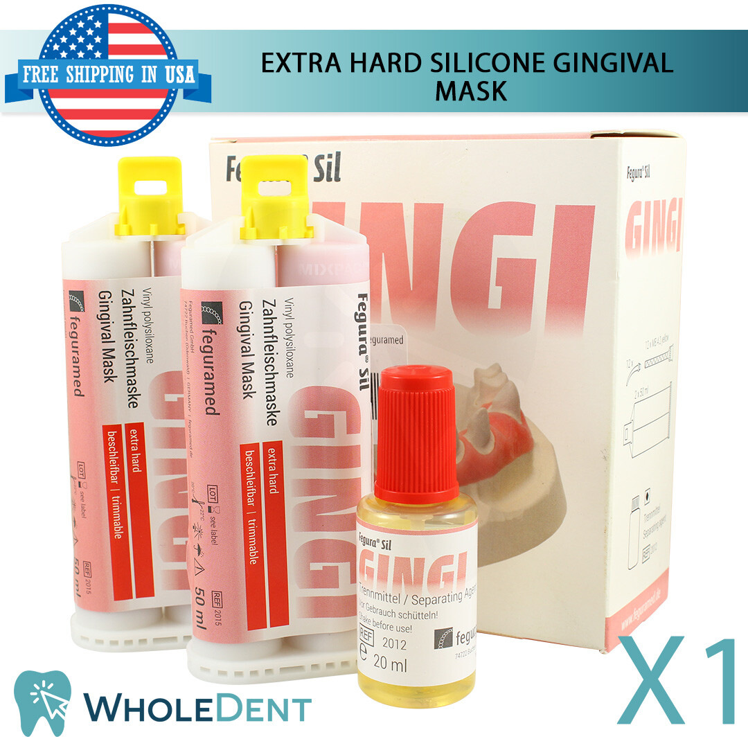 Hard Silicone Gingival Impression Dental Lab Im plant Prosthetic Model Tissue