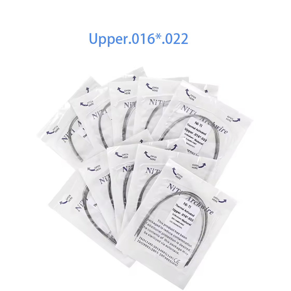 Dental Ortho Heat Thermal Activated Niti Rectangular Natural Form Arch Wire