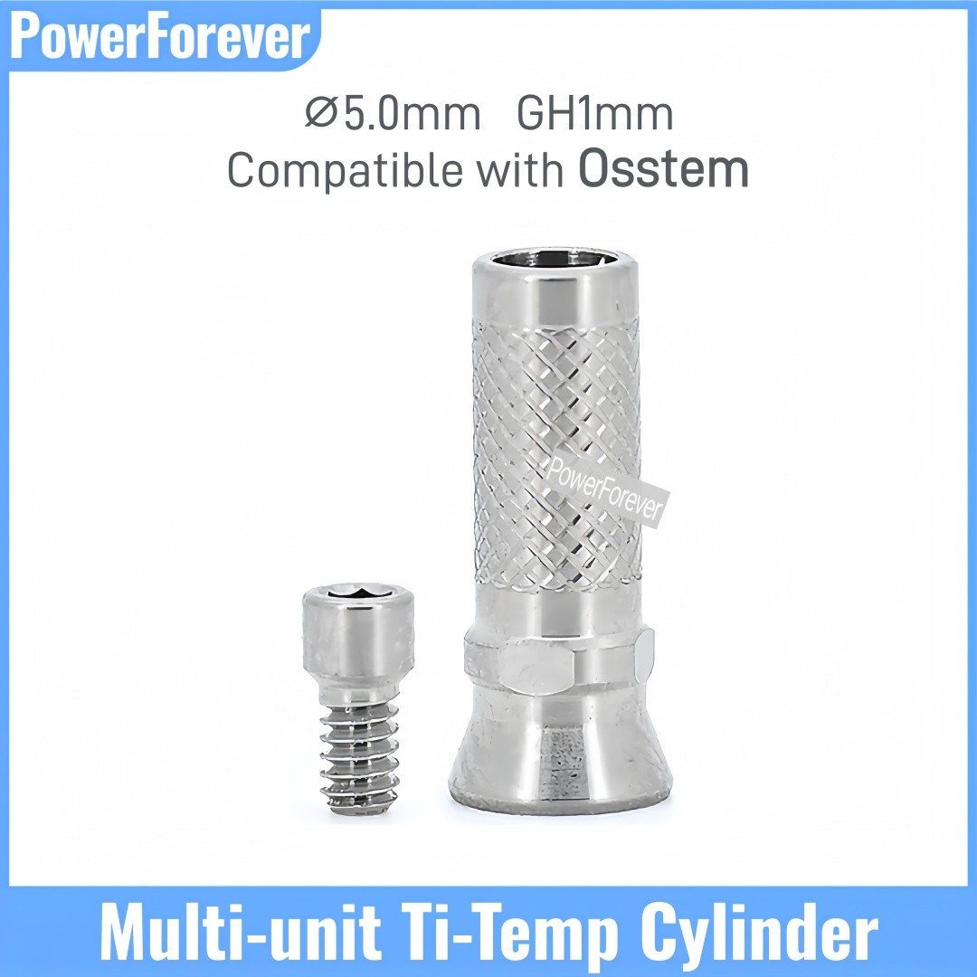 ⌀5.0 Dental Multi Unit Titanium Temporary Cylinder Ti MU Lab Abutment Fits OSS