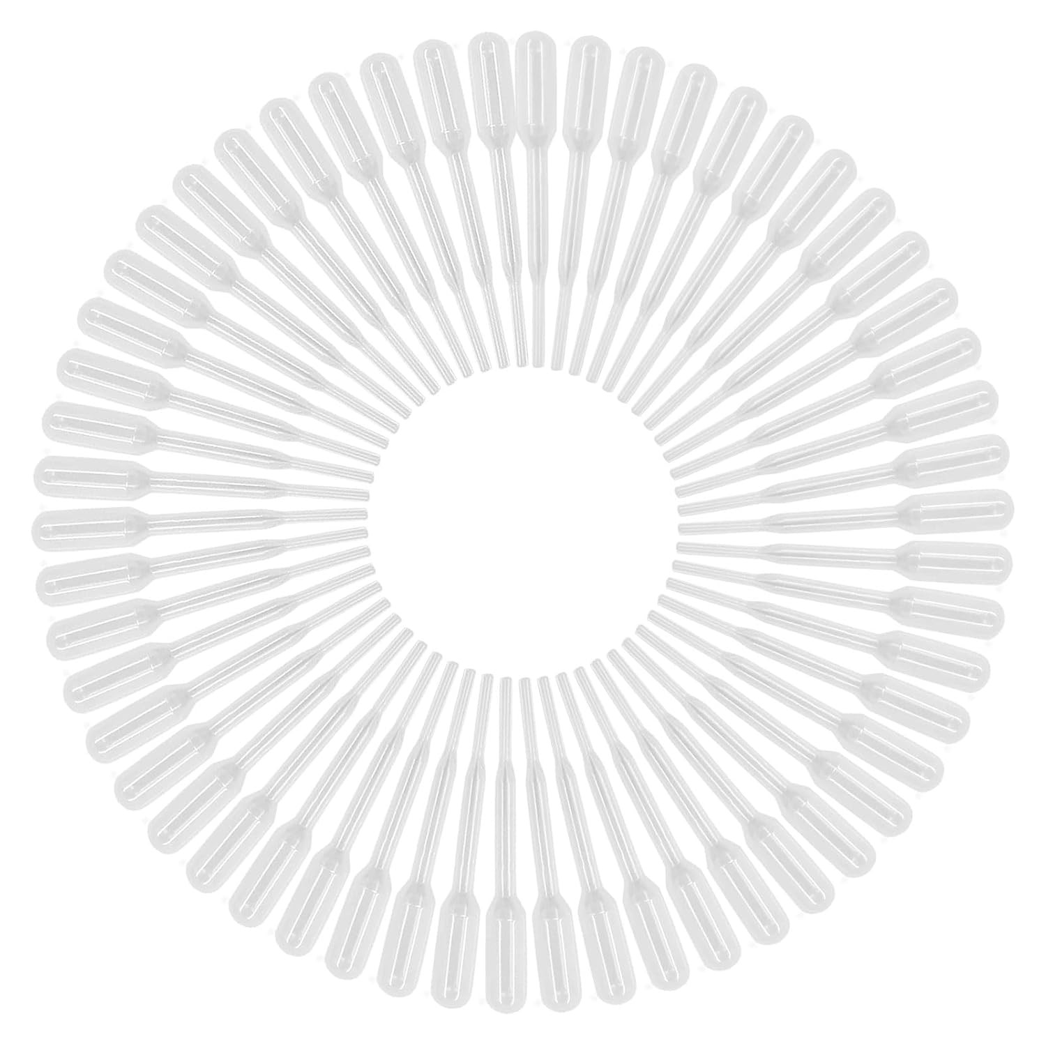 200 Pieces 0.2 Ml Disposable Graduated Transfer Pipettes, Clear Plastic Eye