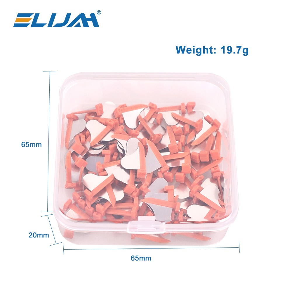 100pcs/box Dental Prime Teeth Interproximal Plastic Wedge Knife with Protection
