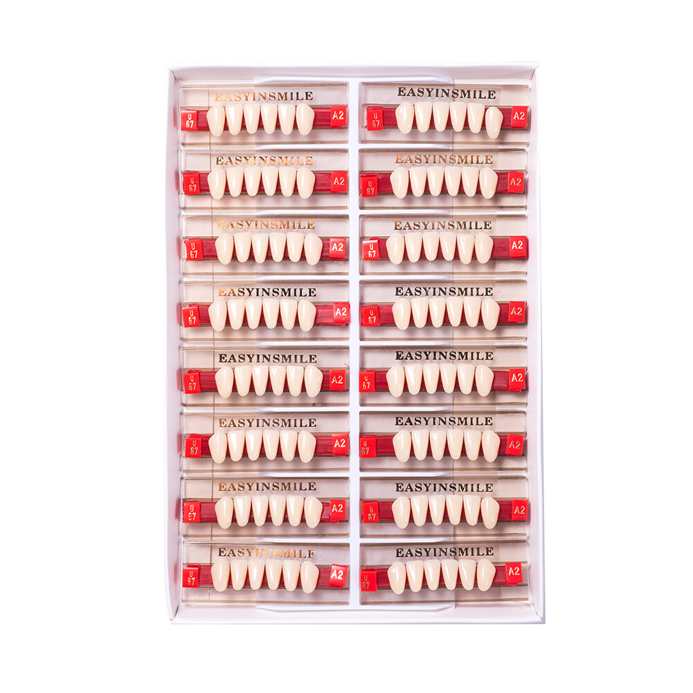 84/96 Dental Synthetic Resin Teeth Full Set /Anterior /Posterior Shade A1/A2/A3