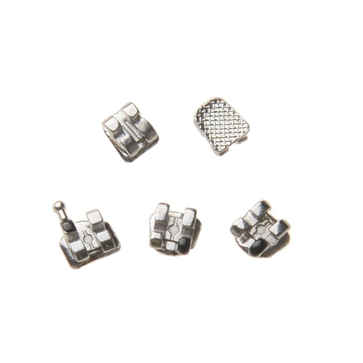 Dental Orthodontic Metal Brackets Braces .022 Hooks 345 Mini/Standard MBT/Roth