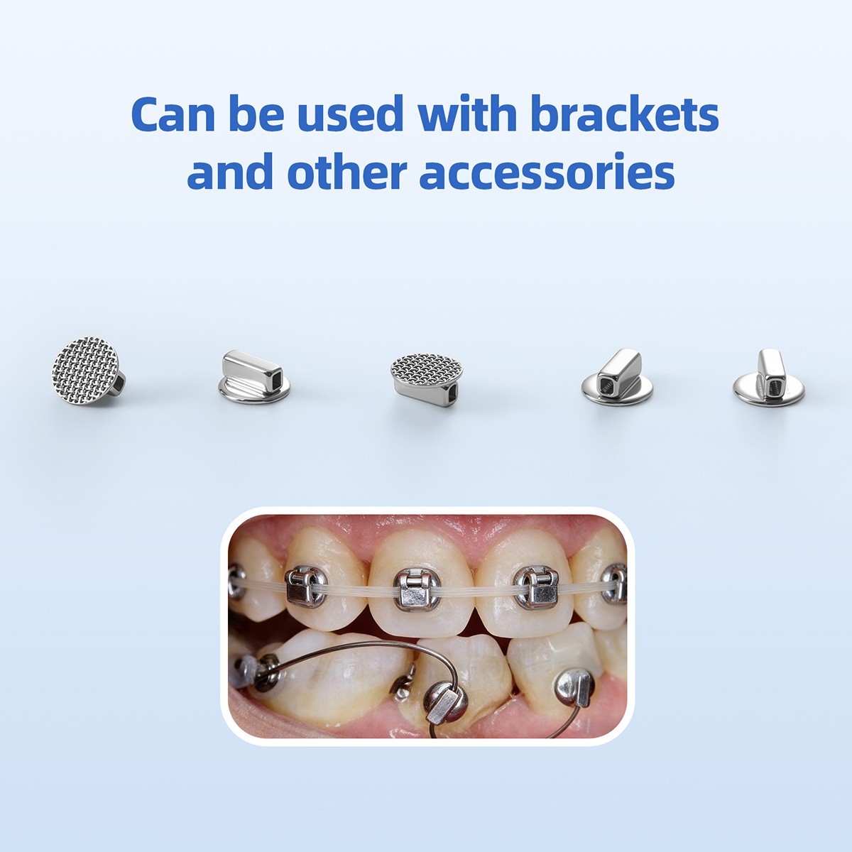 10pzas/ Retenedor Lingual de Ortodoncia Dental Férulas de Unión con Marca AZDENT