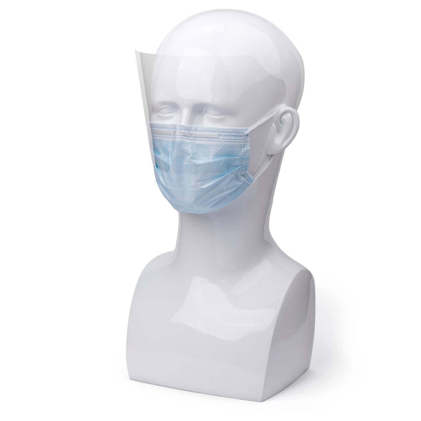 ASTM LEVEL 3 3 PLY FACE MASKS WITH SHIELD – 25/BX ULTRA SENSITIVE (BFE 99%)