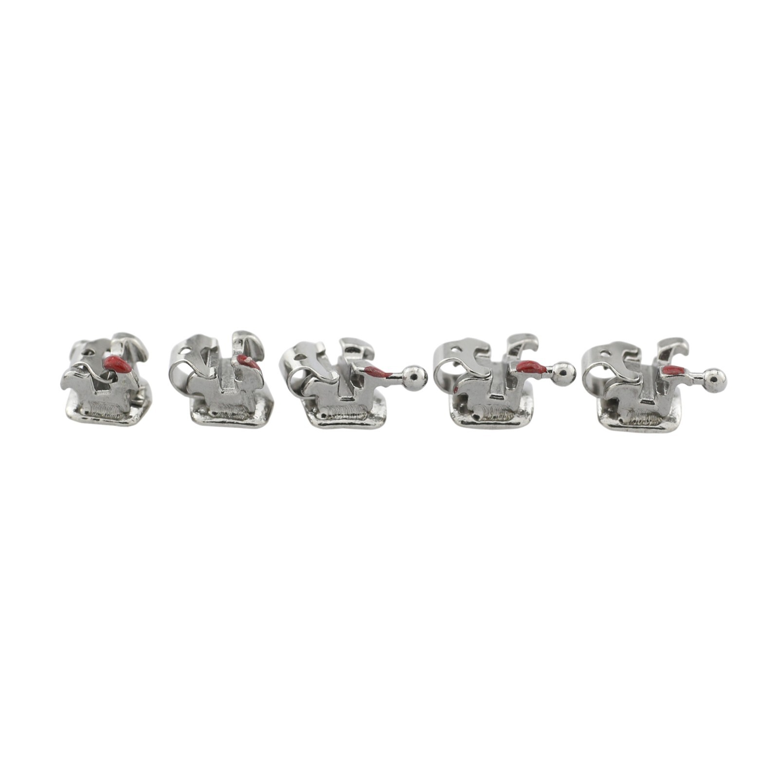 Dental Brackets Orthodontic Self Ligating Braces Metal Ceramic Roth MBT 022 345
