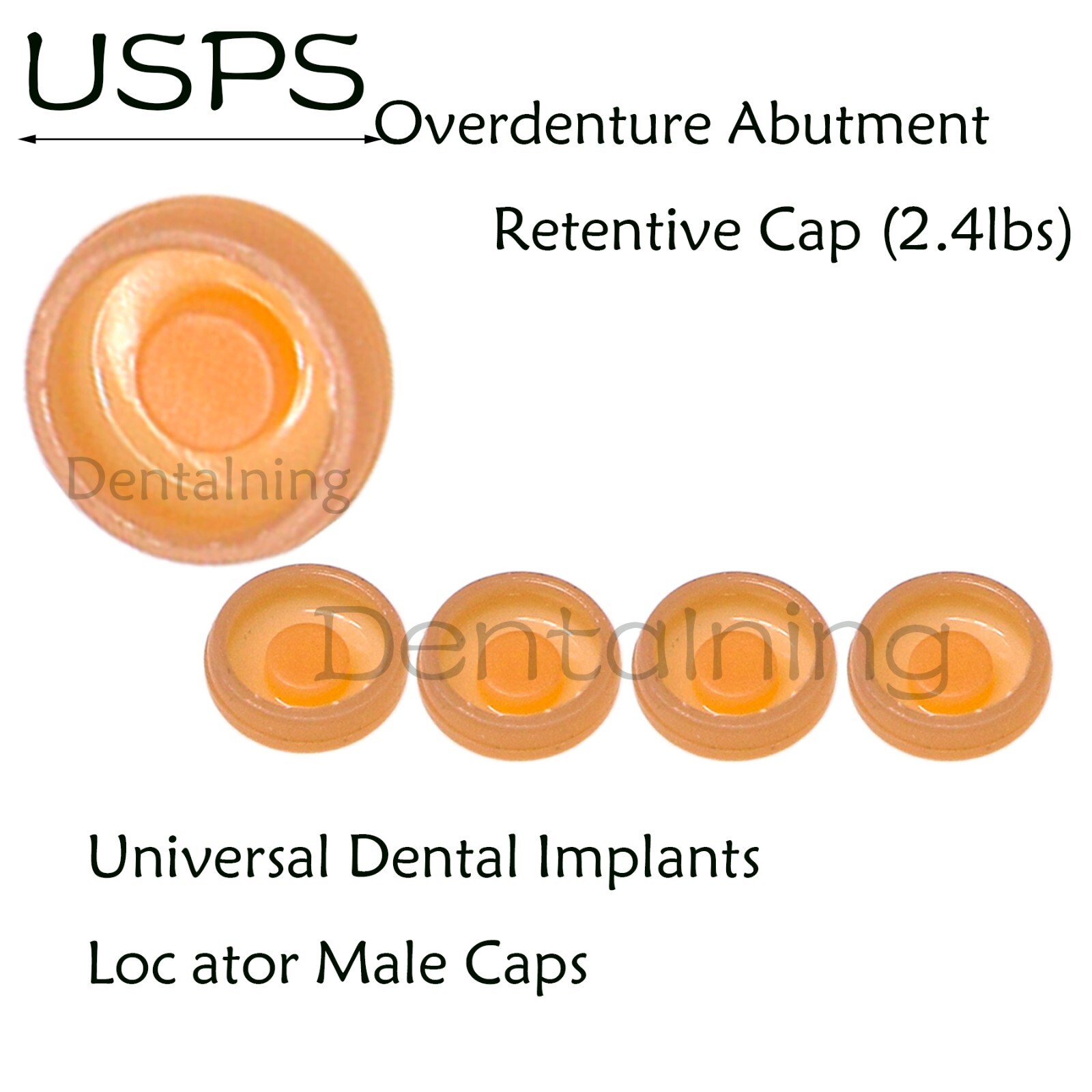 US Dental Overdenture Implant Abutment Locator Sys For Hiossen Regular 3/4/5.0mm