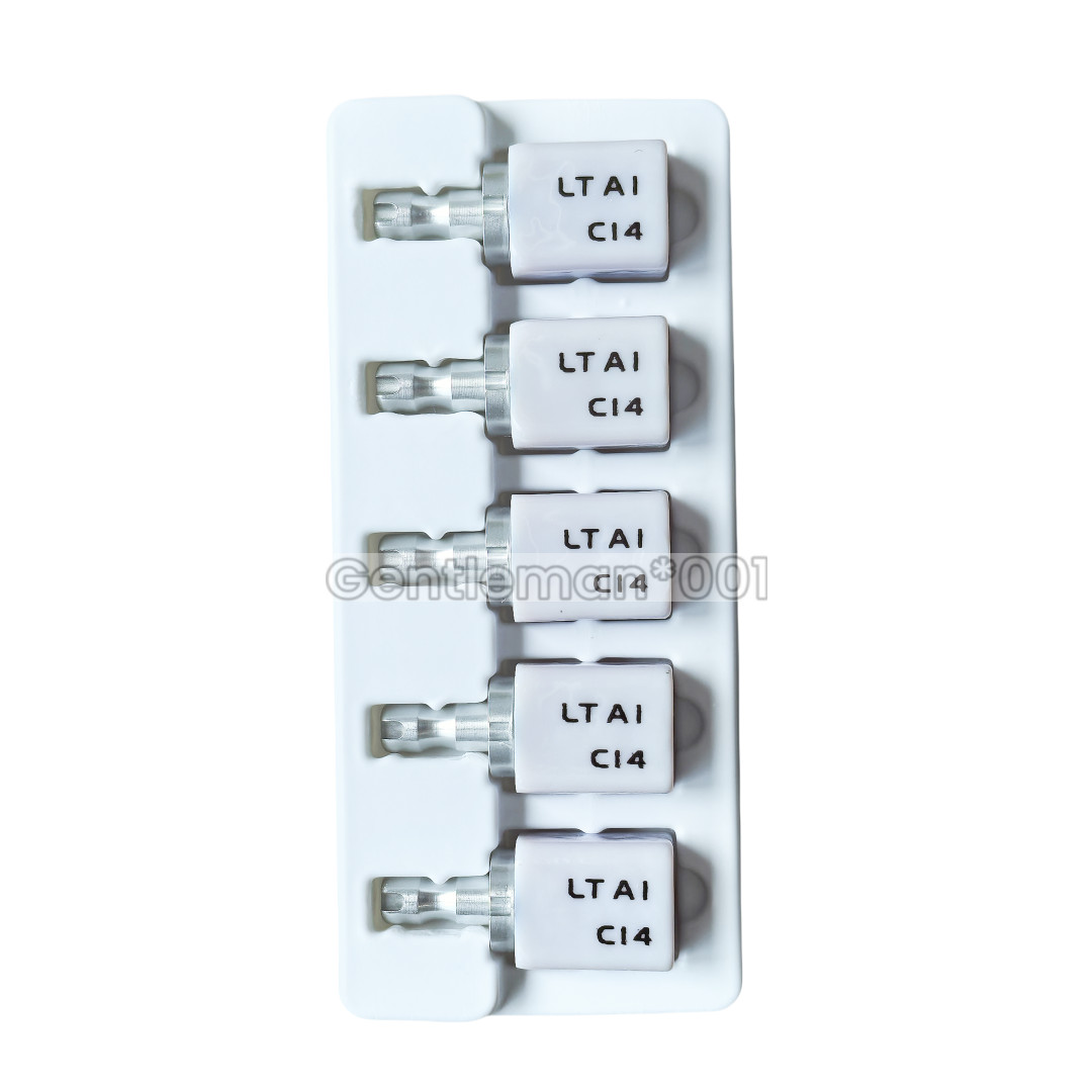 C14 LT Emax Dental Glass Ceramic Lithium Dislicate CAD/CAM Cerec Blocks 5Pcs/Box