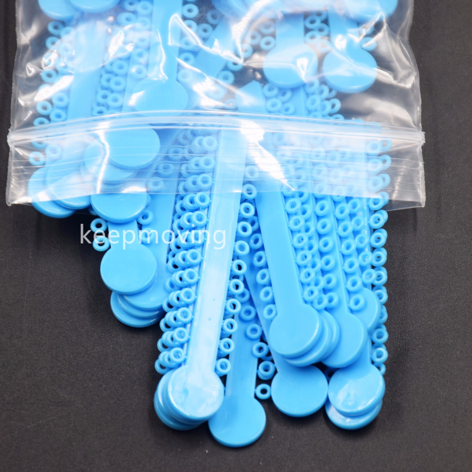 1040 Dental Orthodontic Ligature Ties Elastic Rubber Band Elastomeric Ligaduras