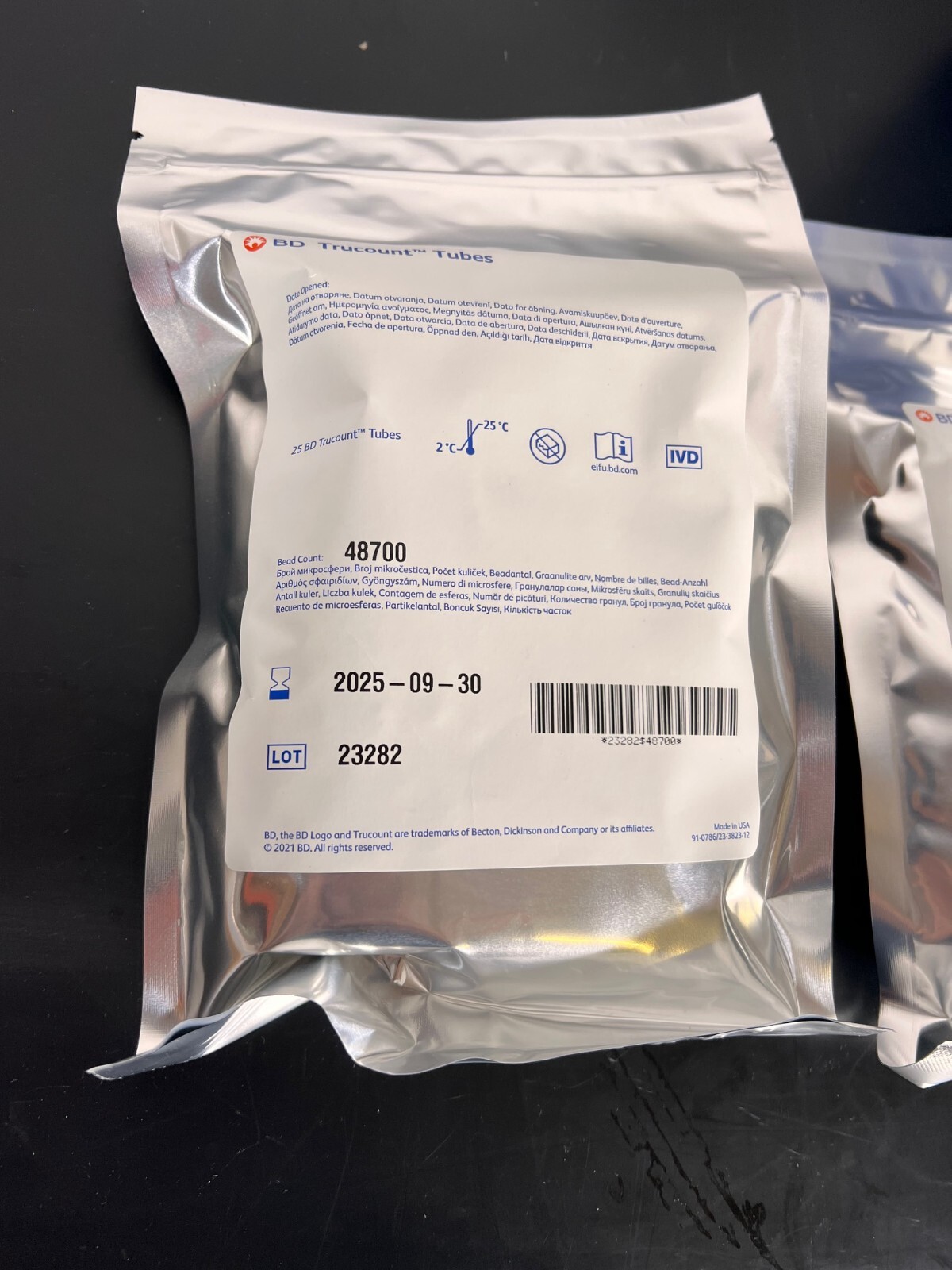 BD Trucount Absolute Counting Tubes IVD 340334 – Good until Sept 30 2025