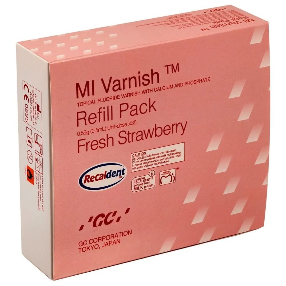 MI Varnish 35×0.44g Unit Doses ( Strawberry Flavor )