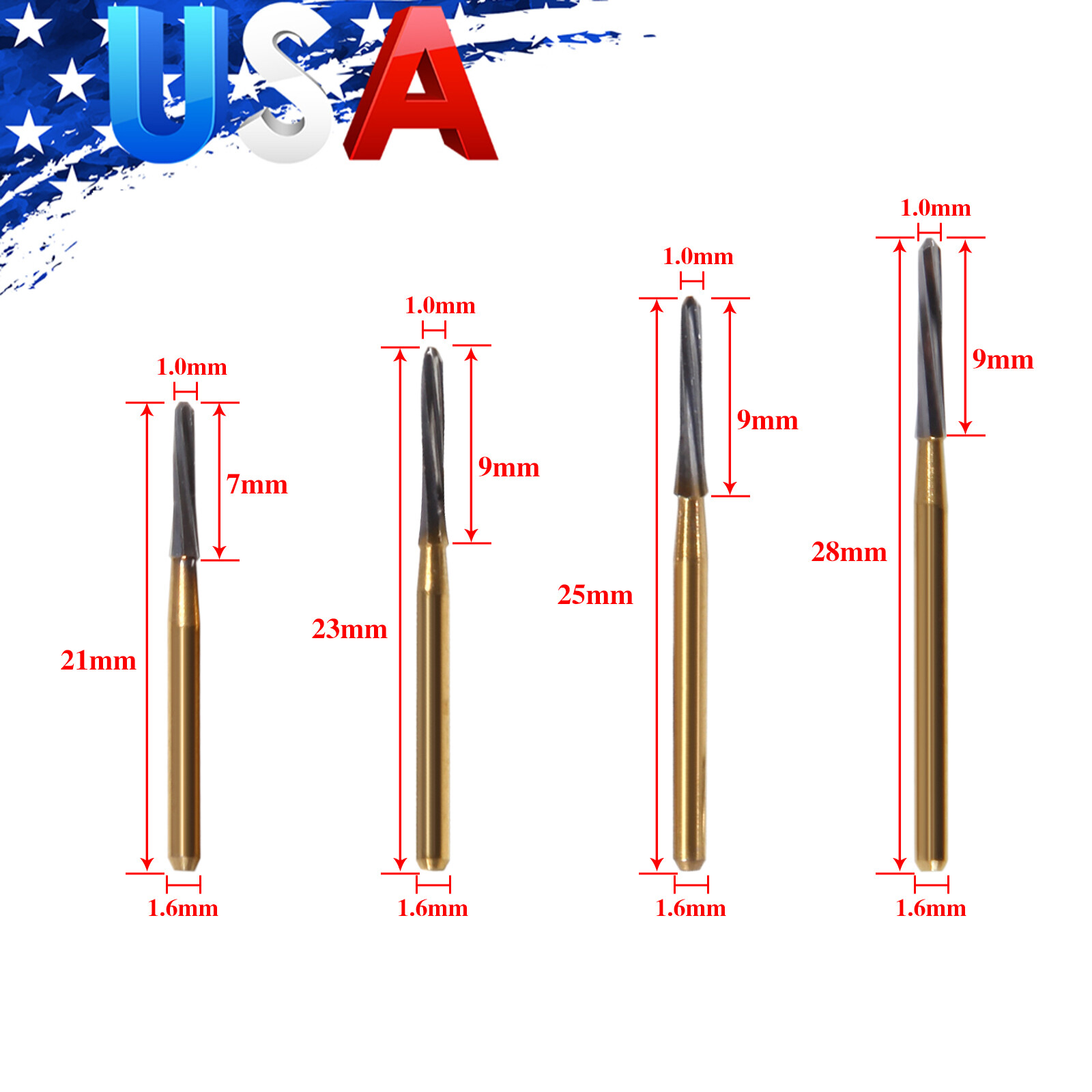 Dental Endodontic ENDO-Z Tungsten Carbide Burs FG Round Bur High Speed