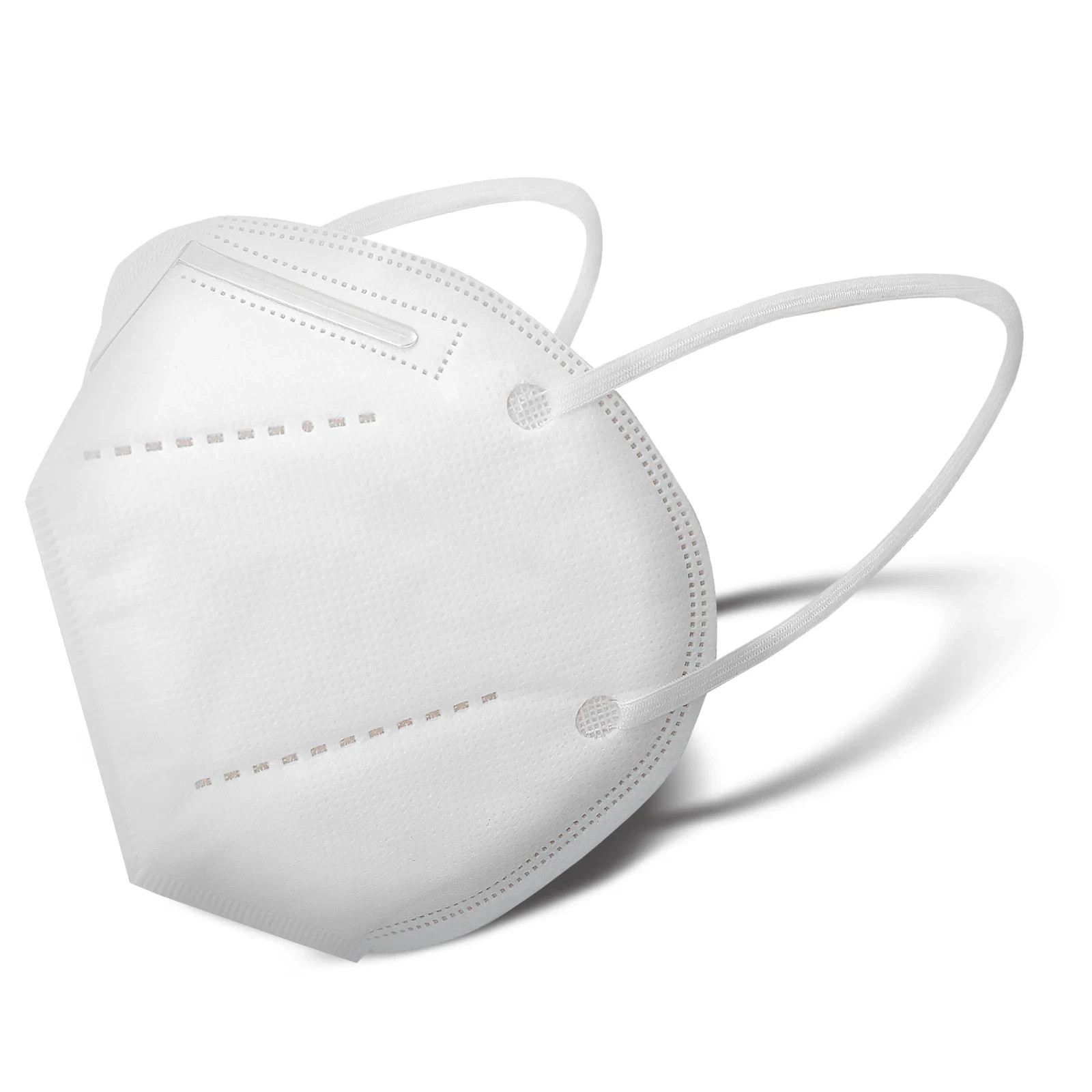 KN95 5-Layer White Protective Face Masks–Disposable Respirators(10/50/100 Packs)