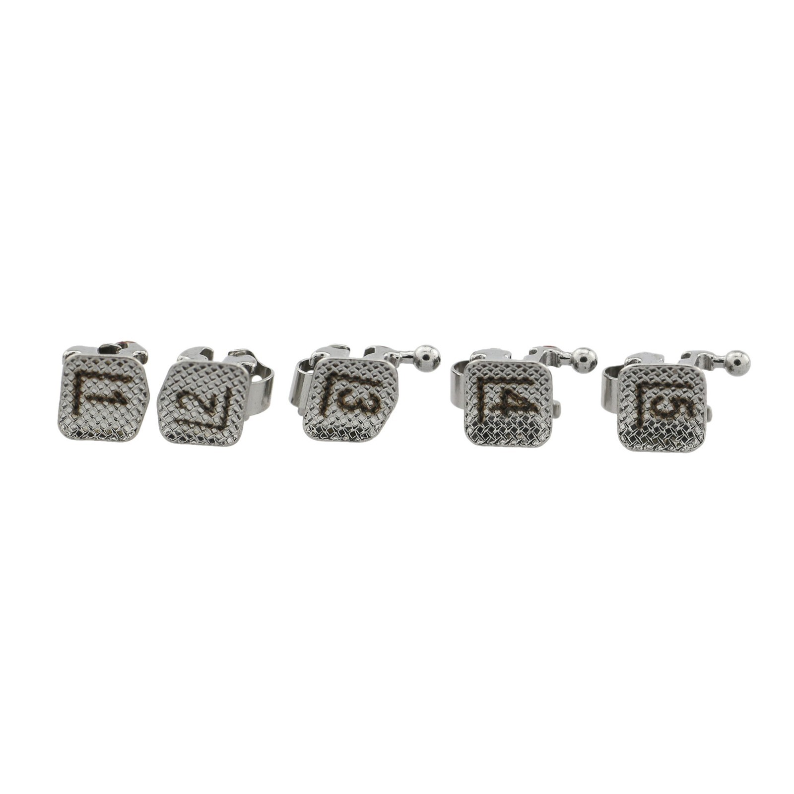 Dental Brackets Orthodontic Self Ligating Braces Metal Ceramic Roth MBT 022 345