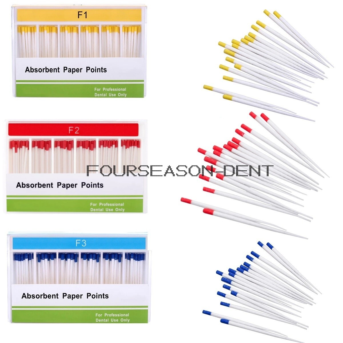 1-10 Box Dental Endo Root Canal Obturating Points/Absorbent Paper Points .02-.06