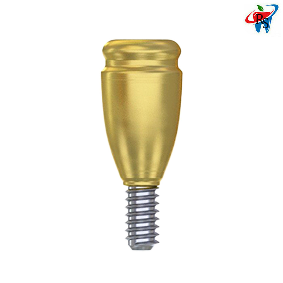 10pcs Dental Straight Loc In Attachment Adapter Head Conical NP Titanium