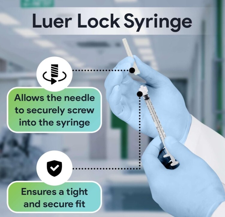 Plastic Syringes without Needle 5ml 10ml 20m 5ml 1ml Luer Lock Sterile Syringe