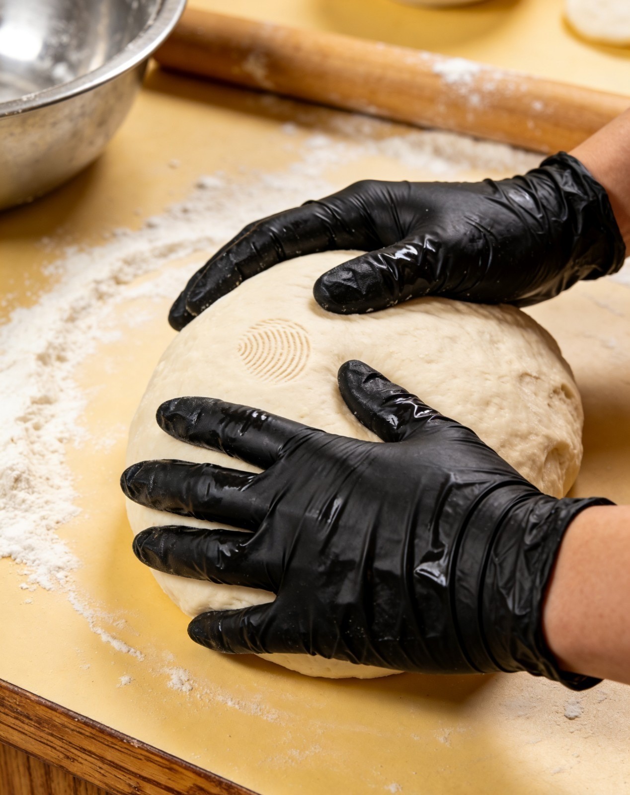 100-Count Heavy-Duty 5.5 Mil Black Nitrile Gloves (Latex & Powder Free)