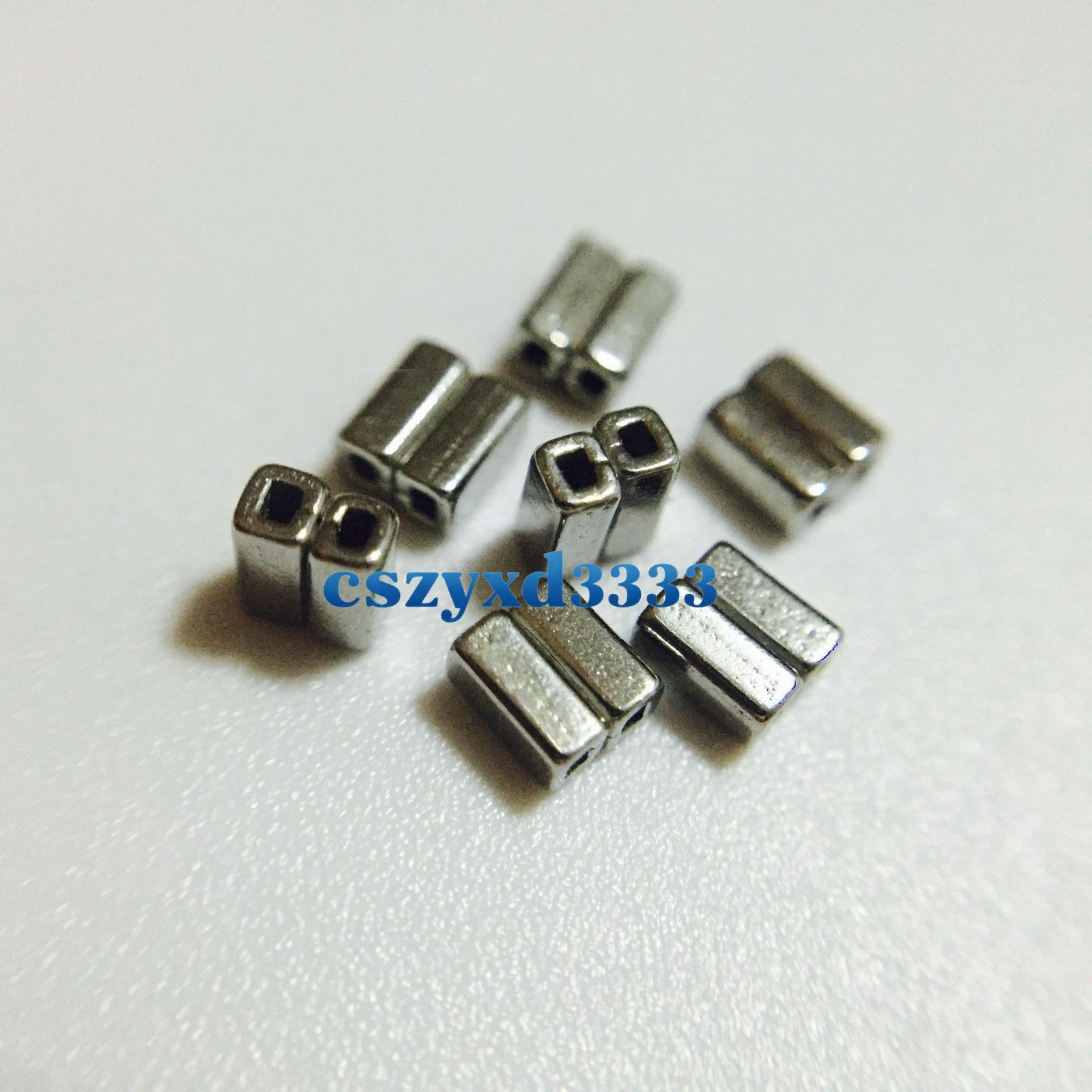 Dental Orthodontic Accessory Crimpable Hook Double Tube Cross Type 10pcs/bag