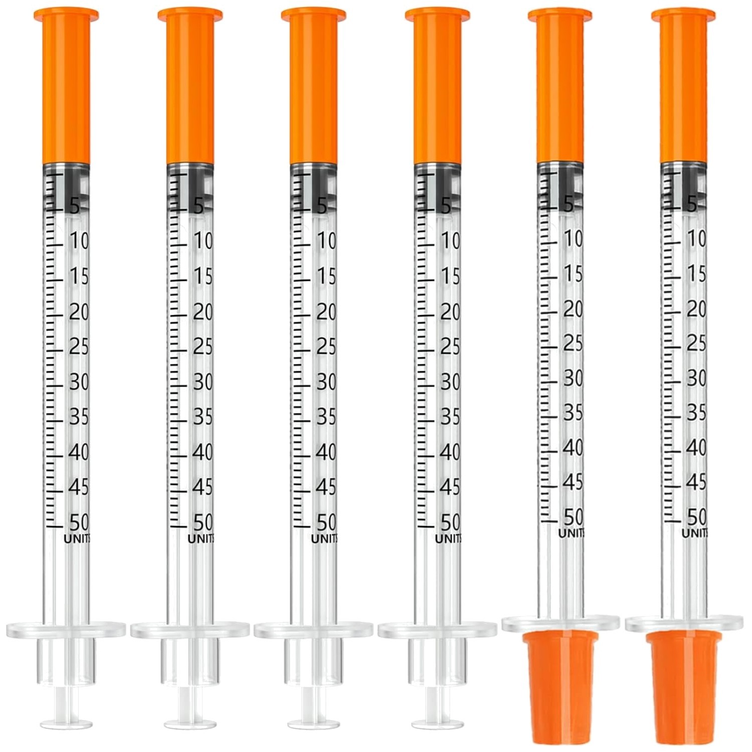 100-Pack 0.5ml 31G Syringes – Sterile Packaging
