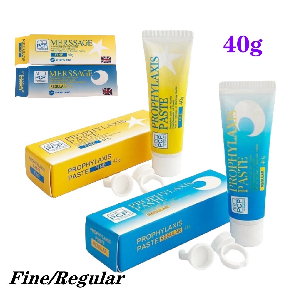 Dental Prophy Paste Fine Regular Grit Prophylaxis Tooth Polishing Paste 40g/tube