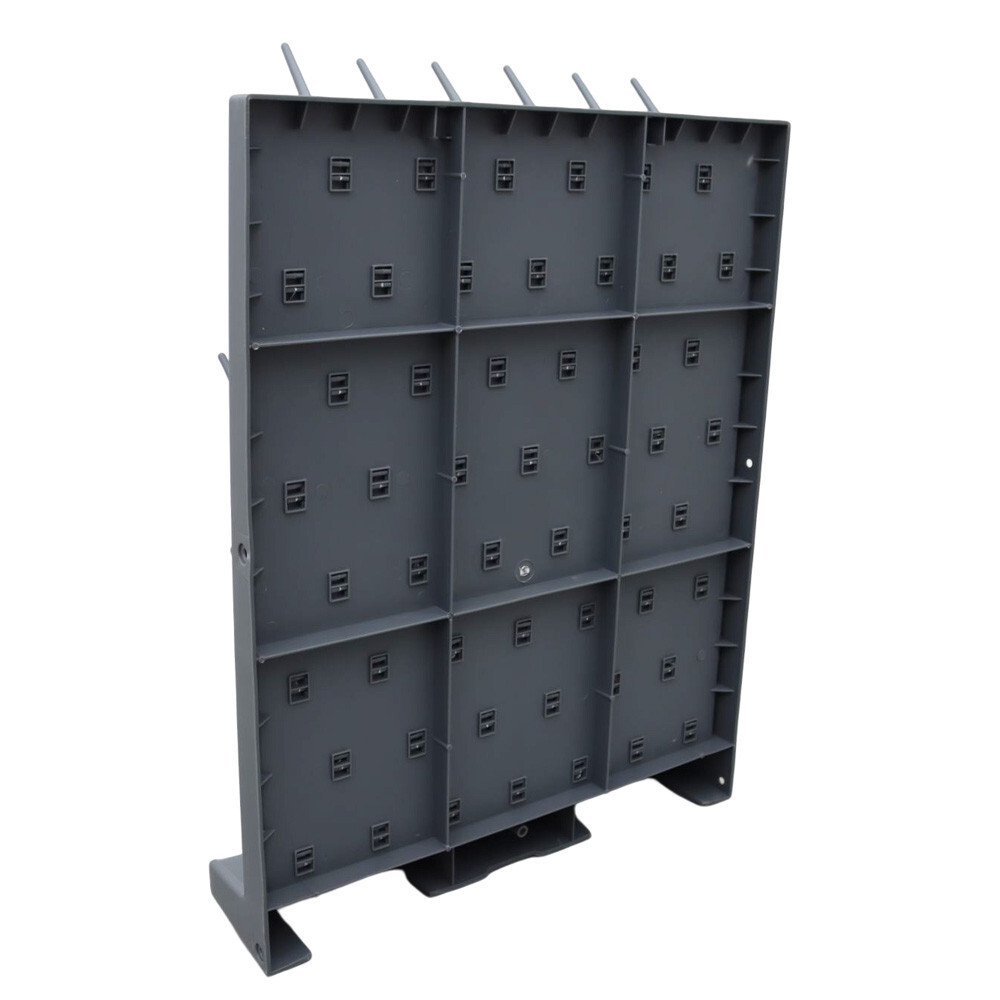 Detatchable 52-Pegs PP Drying Drip Rack Desk/Wall-mount for Test Tubes Flasks