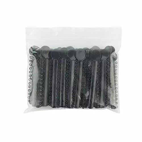 Orthodontic Ligature Ties Black Orthodontic O-rings Braces Rubber Bands 1040pcs