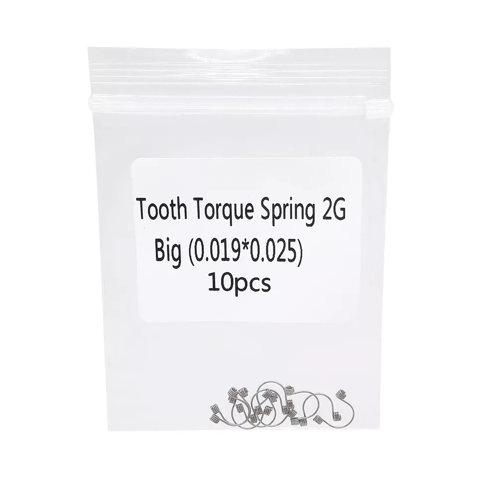 10Pcs/Bag Dental Orthodontic Anterior Teeth Torque Wire Spring Rectangular