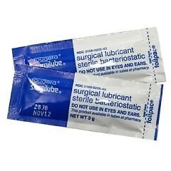 Surgilube Surgical Lubricant Sterile Bacteriostatic Jelly Foil Pac 3g 144 Count
