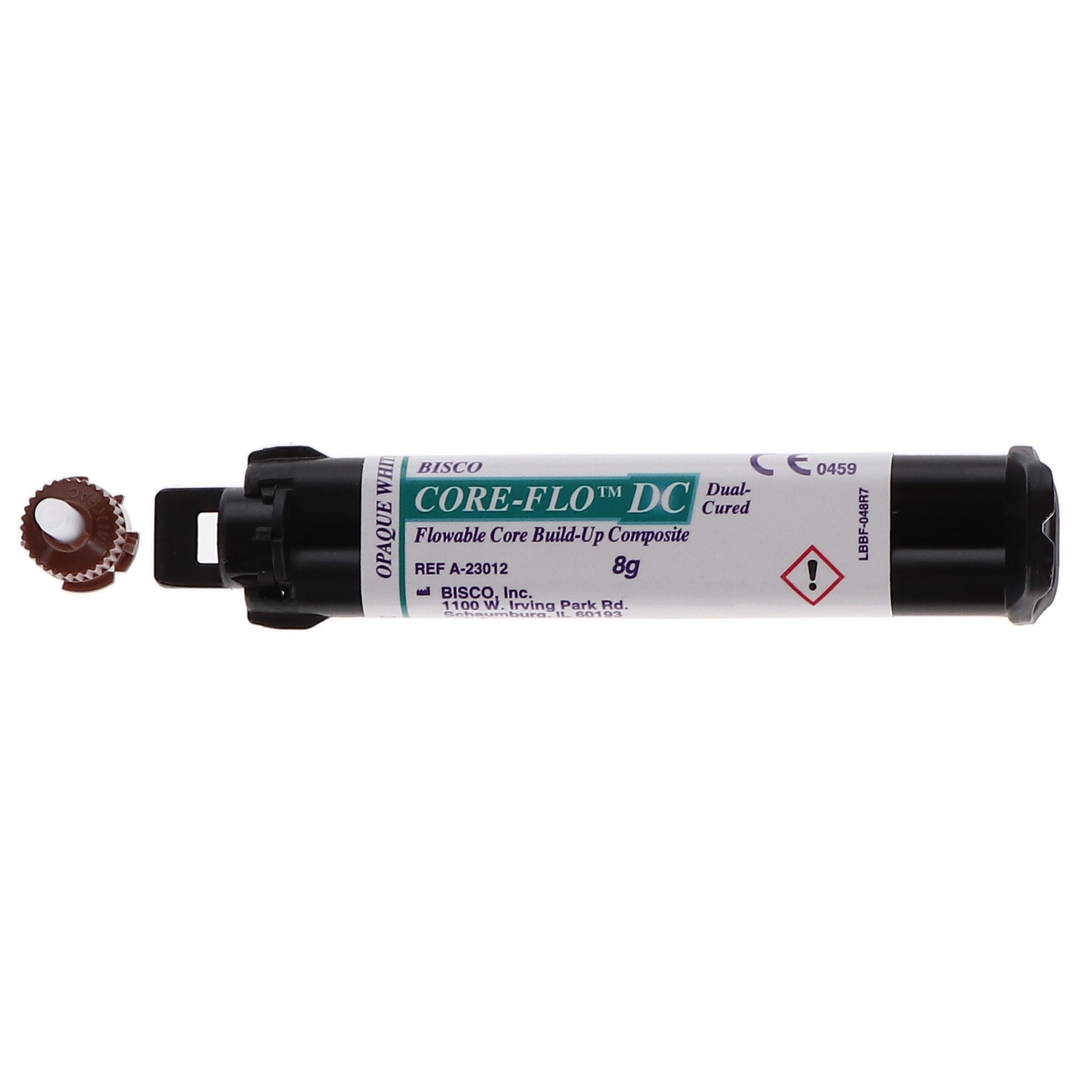 Bisco A-23012P Core-Flo DC Dual Cure Flowable Core Buildup Syringe Opaque White