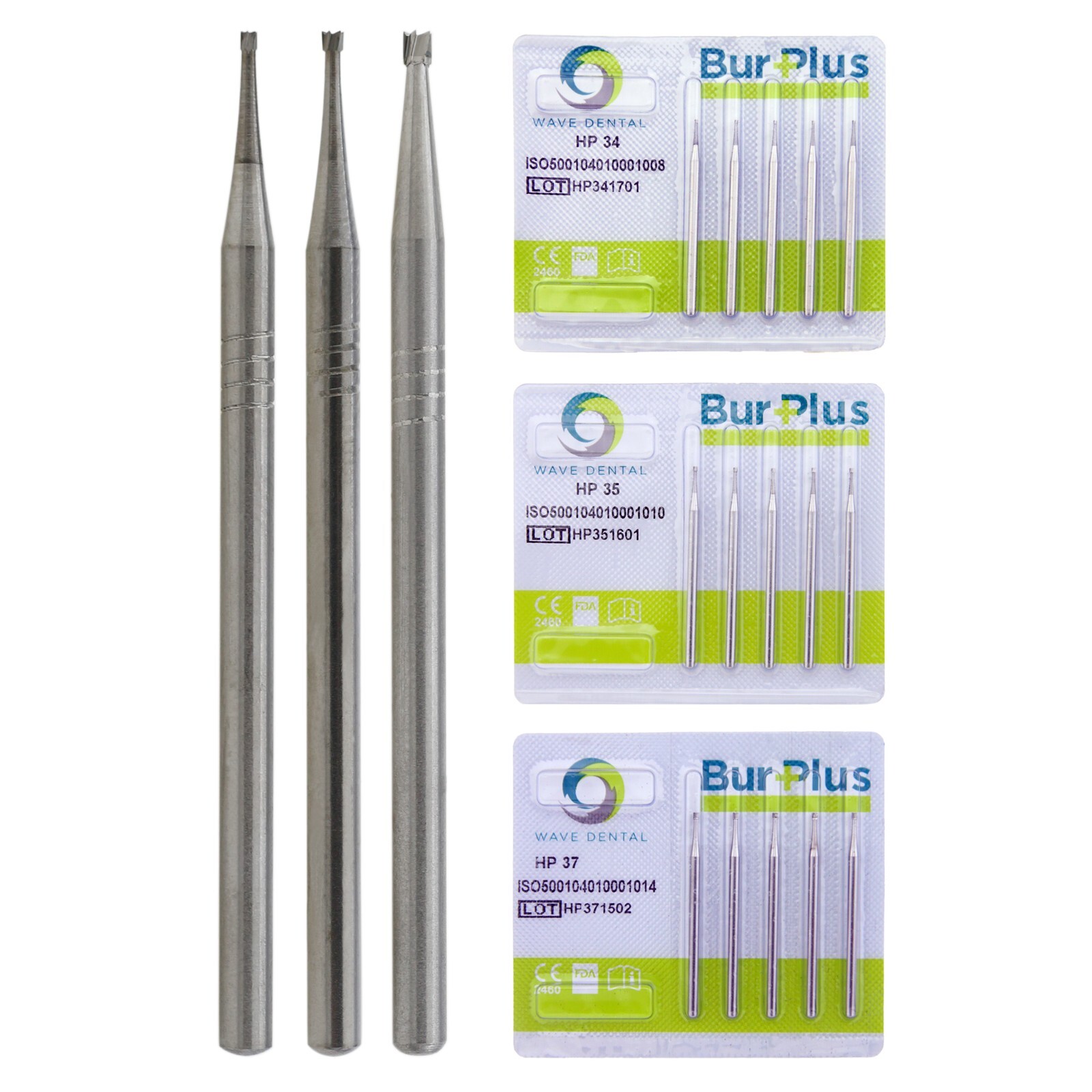 Wave Dental Surgical Bur For Straight Handpiece Carbide Round Fissure 44.5mm 557