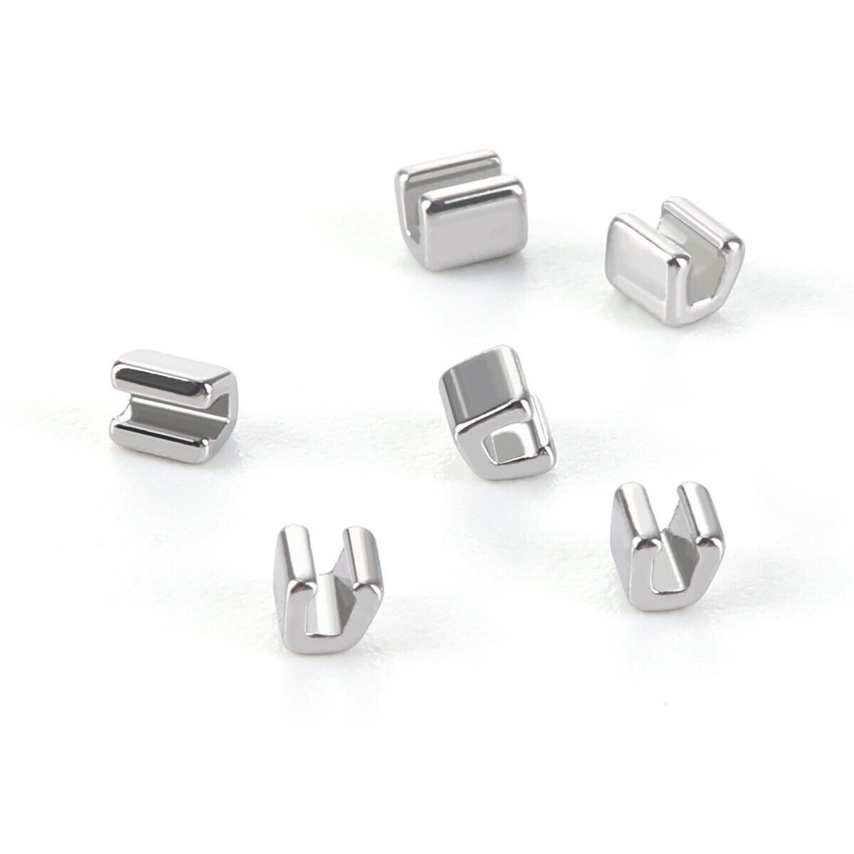 10 Pcs/Pack Dental Orthodontic Crimpable Hooks Stops Metal Stop for Arch Wire