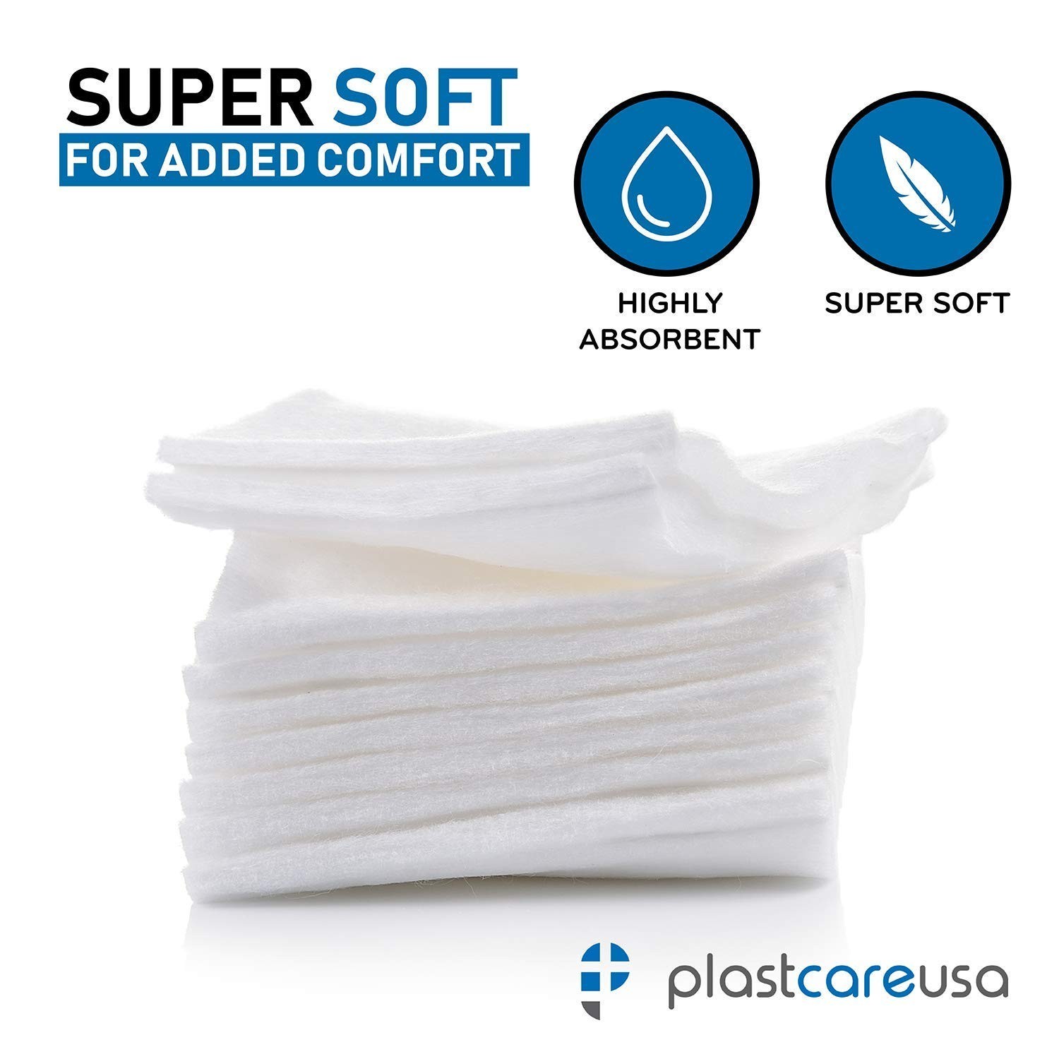 600 Count 3×3 Soft 4-Ply Non Woven Gauze Pads – Non Sterile Dental … Fast Ship