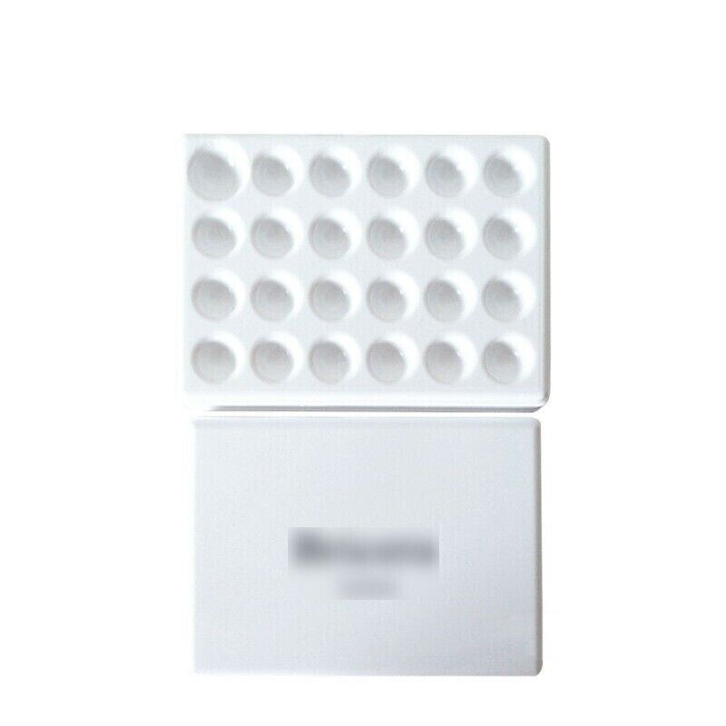 1 Pcs Dental Lab Tool Glaze Mixing Tray 24 pits Palette Porcelain Ceramic Cover