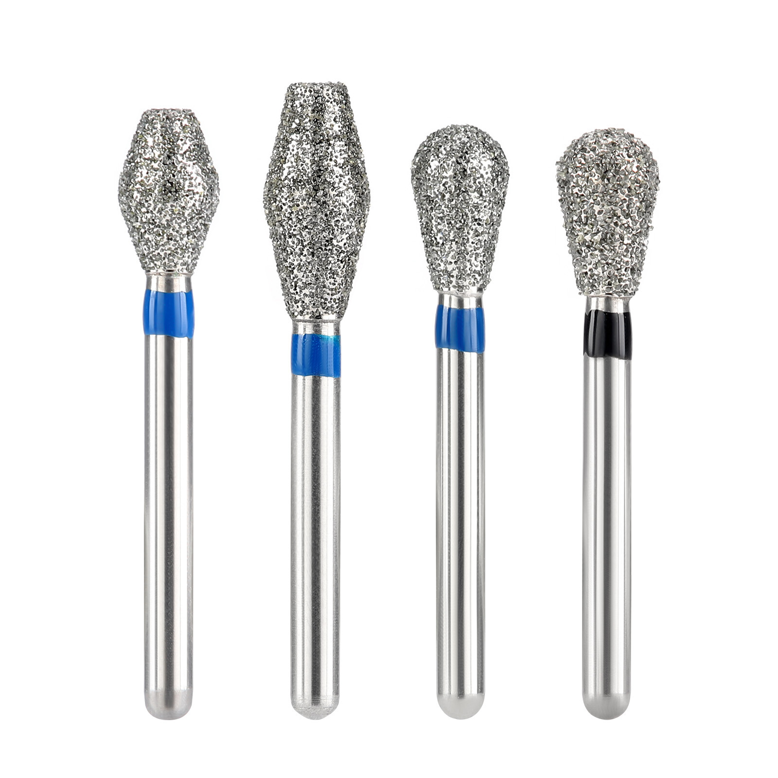 Up to 50pcs Dental FG Diamond Burs Barrer/Long Pear Shape fit High Spped Handpie