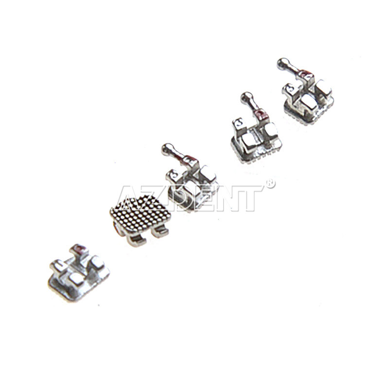 50 Sets Dental Ortho MIM Monoblock Brackets Mini MBT/Roth.022 Hooks 345 AZDENT