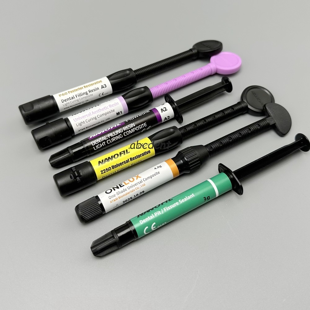 Dental Universal Composite Resin Light Cure Filling Materials Flowable Gel Tips