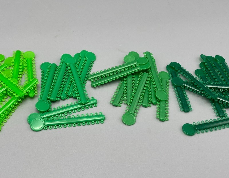 1 bag Dental Orthodontic Elastic Ligature Ties for Brackets Brace Rubber Bands