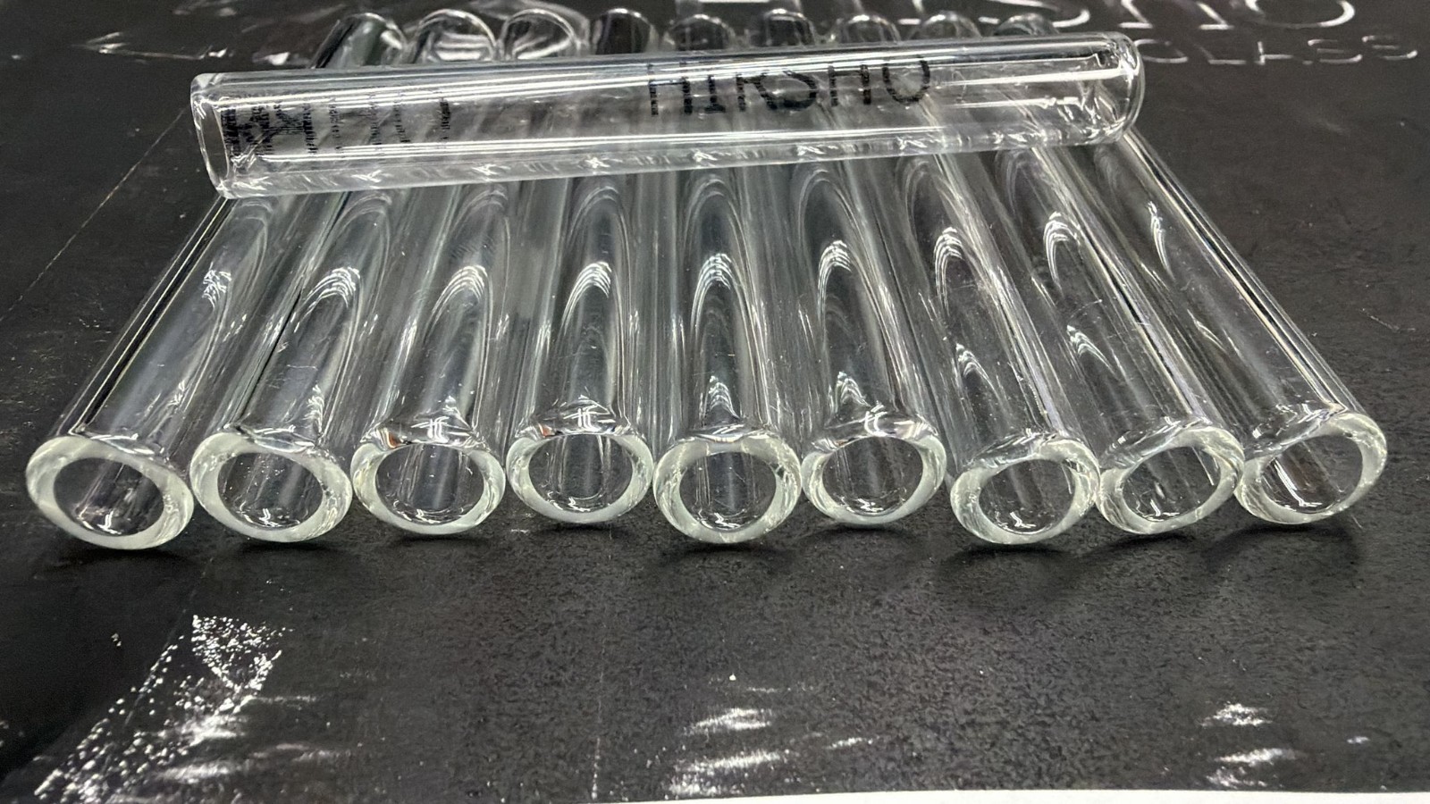 (10 Pack) 4″ Inch Clear Pyrex Glass Blowing Tube 12mm 8mm 2m Thick Free Shipping