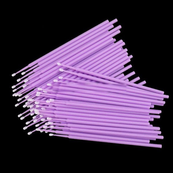 Disposable Makeup Eyelash Extension Removal Micro Applicator Brush Mascara