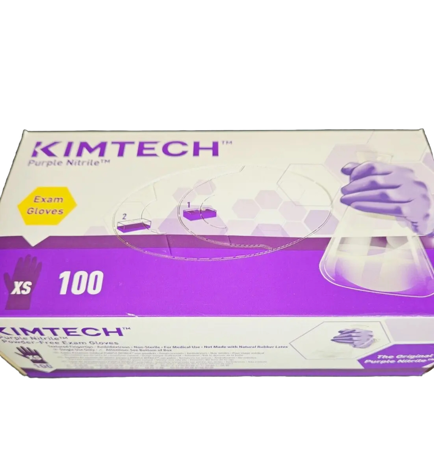 Kimtech Nitrile Gloves Extra Small Powder Free 10 Boxes with 100 Gloves Each