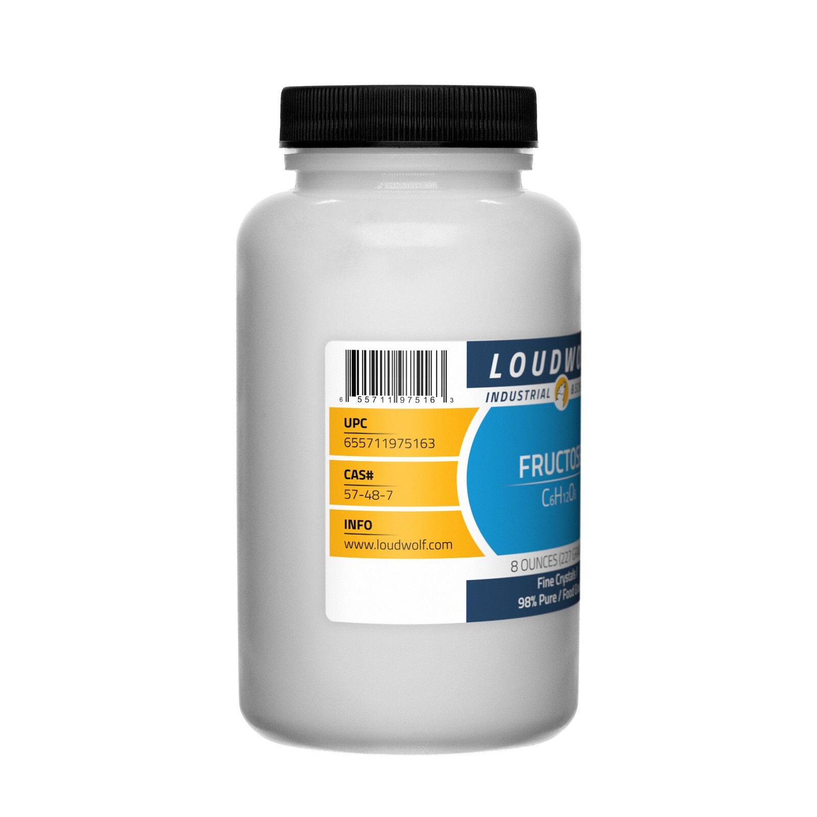 Fructose, 8oz, Food Grade, Sturdy Bottle, SHIPS SAME DAY