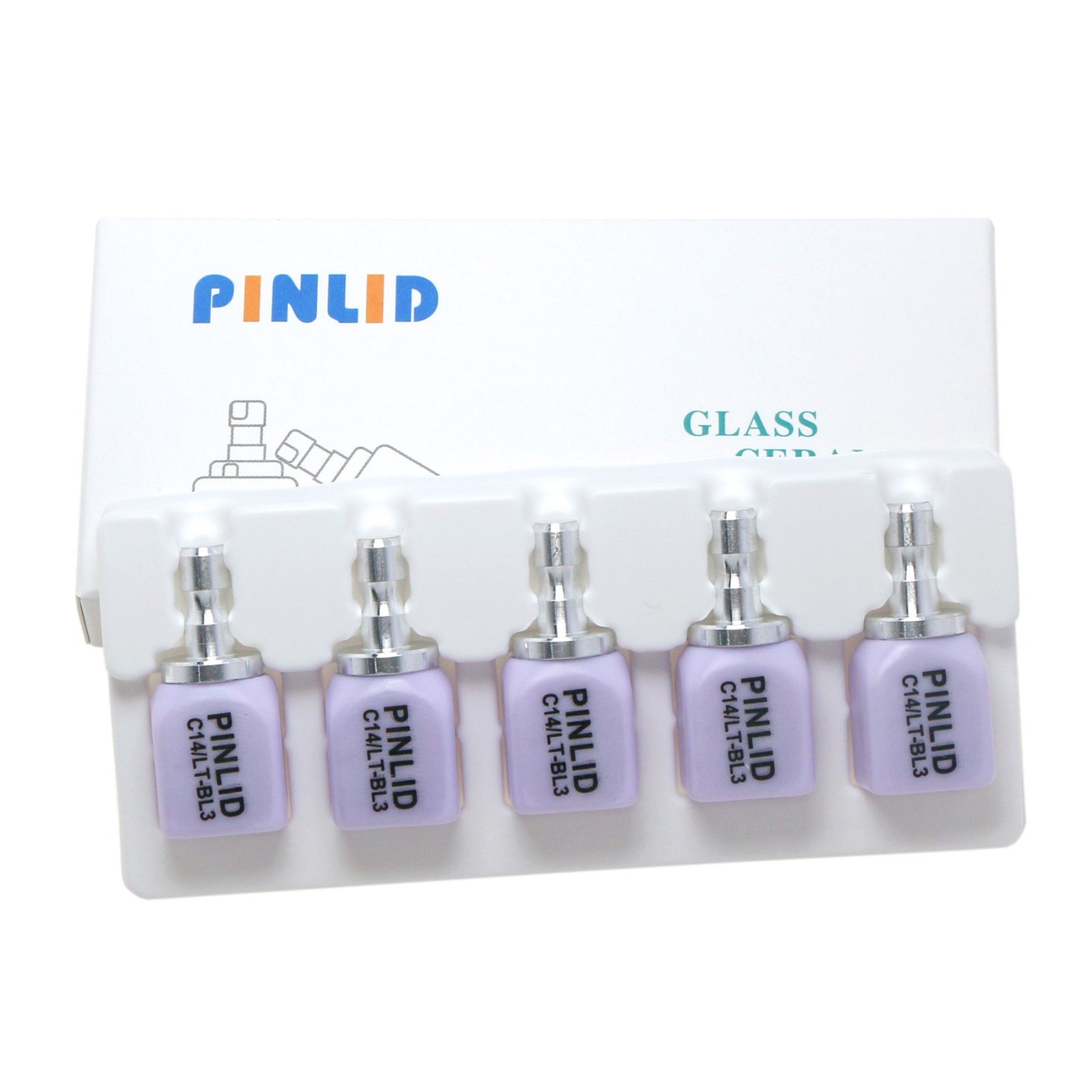 US Dental Lithium Disilicate Emax CI4LT Glass Ceramic Blocks CAD/CAM CEREC Block
