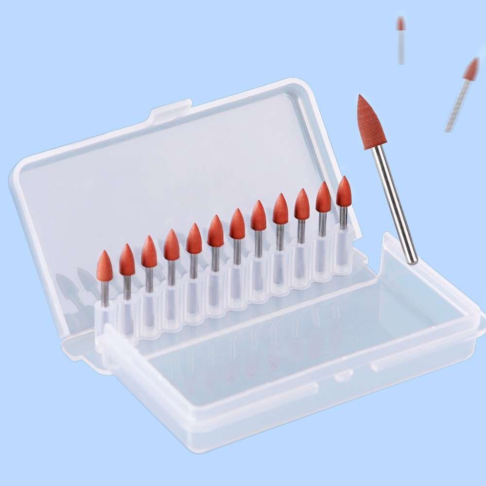 60PCS Dental Polishing Polishers Bur FG 1.6mm Mini Points Brownie Friction Grip